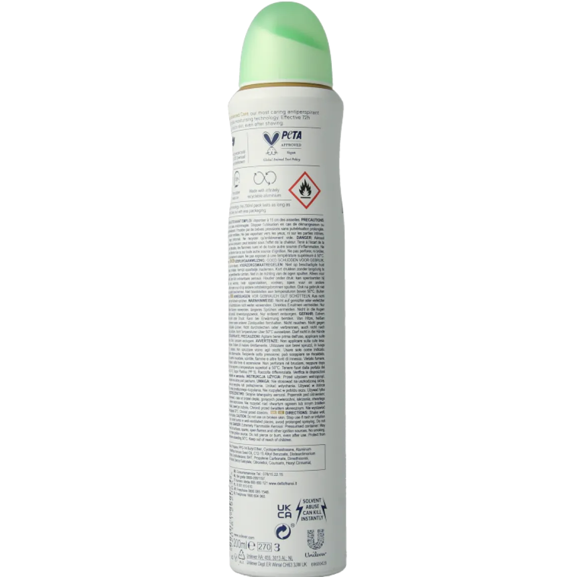 Dove Deodorant spray cucumber & green tea