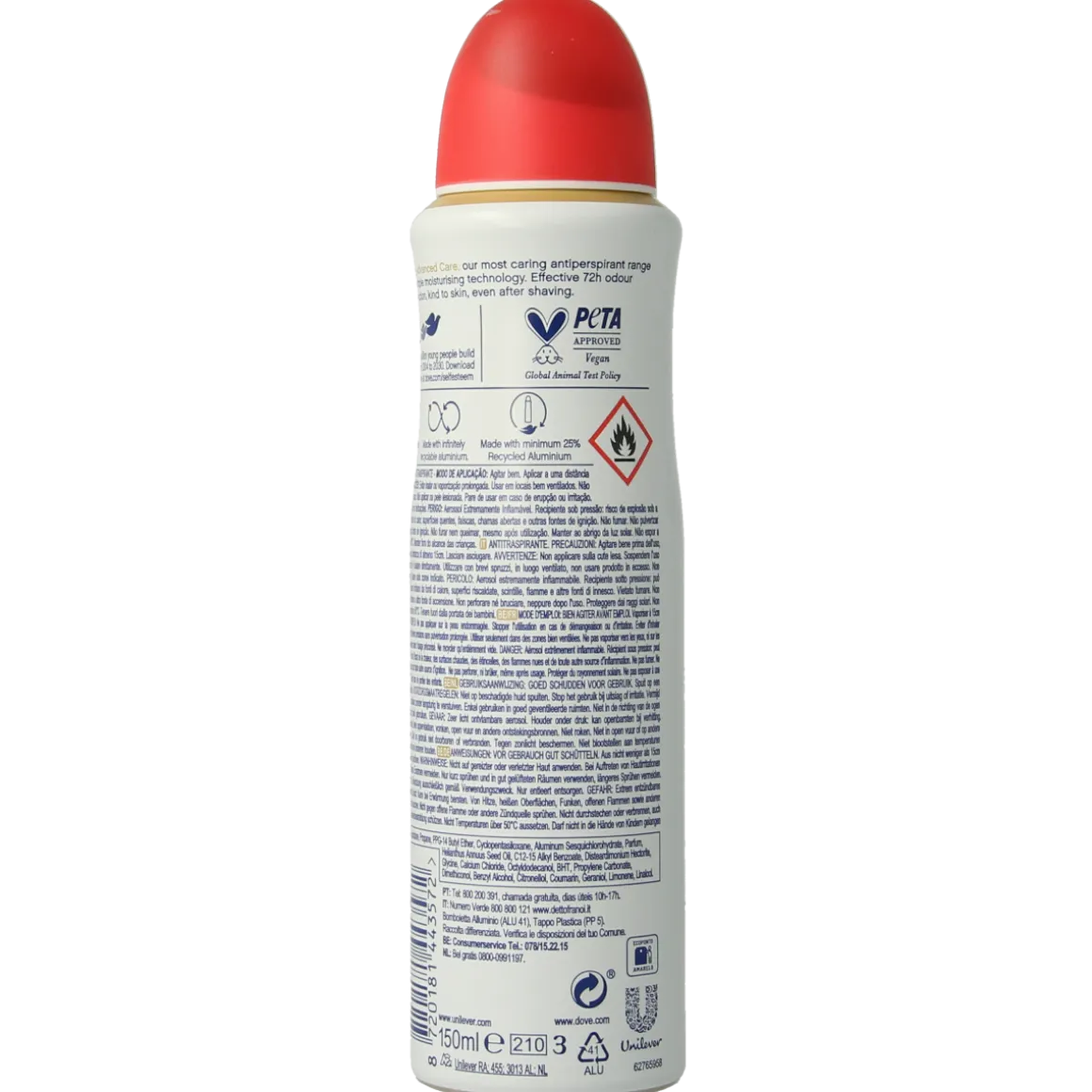 Dove Deodorant spray go fresh peach