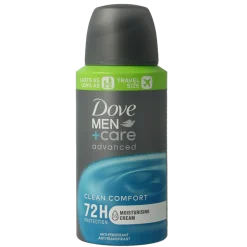 Best Dove Deodorant spray men+ care clean comfort 0%
