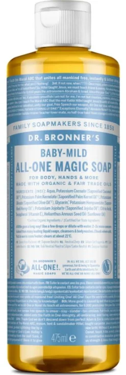 Dr Bronners Baby liquid soap baby mild