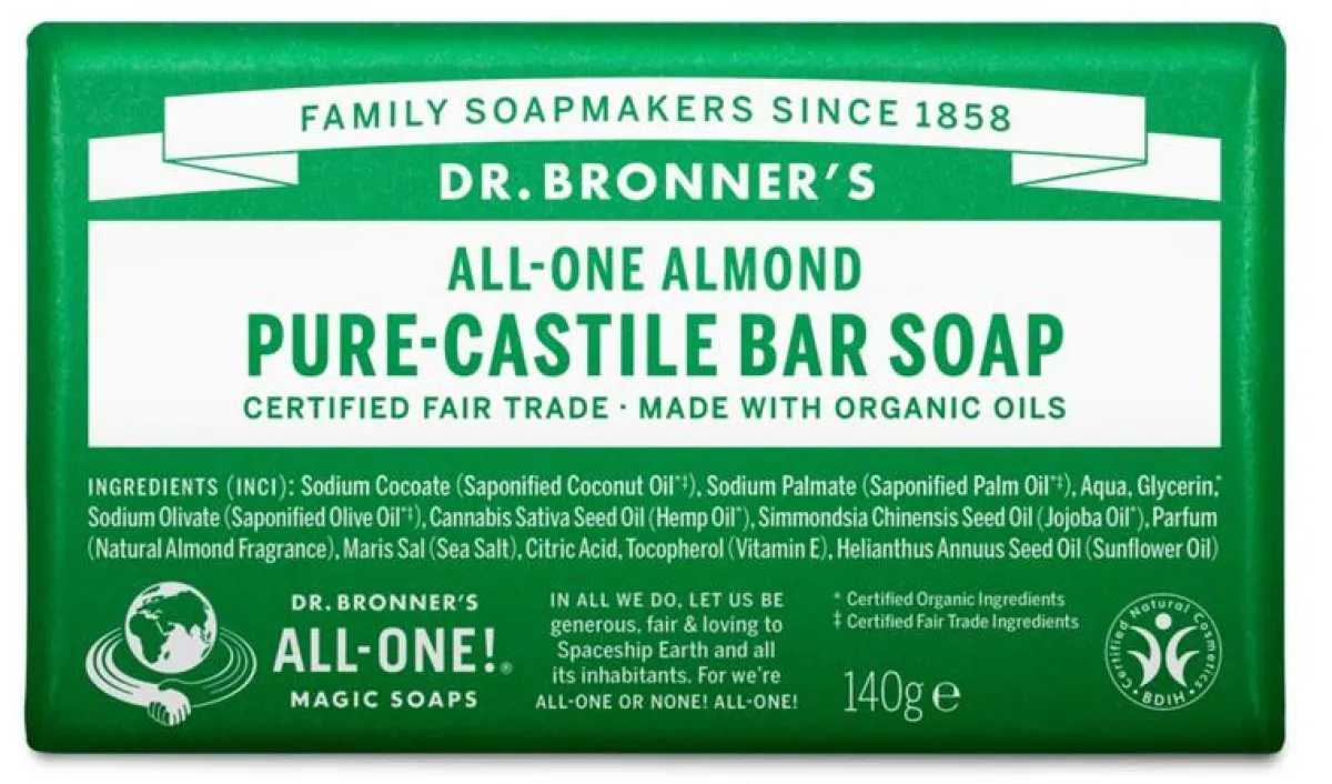 Online Dr Bronners Barsoap amandel