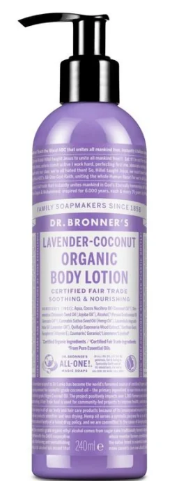 Dr Bronners Bodylotion lavendel/kokos