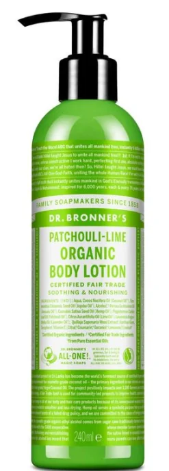 Dr Bronners Bodylotion patchouli lime
