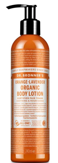 Hot Dr Bronners Bodylotion sinaas/lavendel