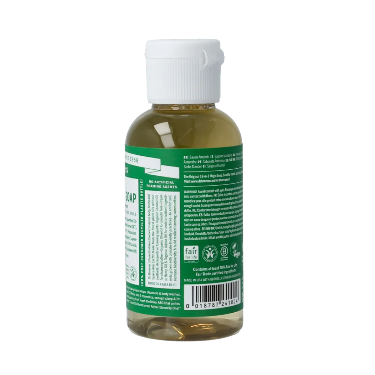 Dr Bronners Liquid soap amandel