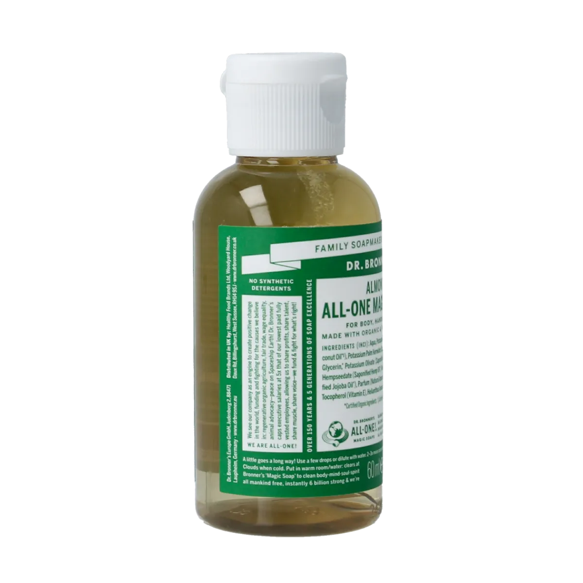 Dr Bronners Liquid soap amandel