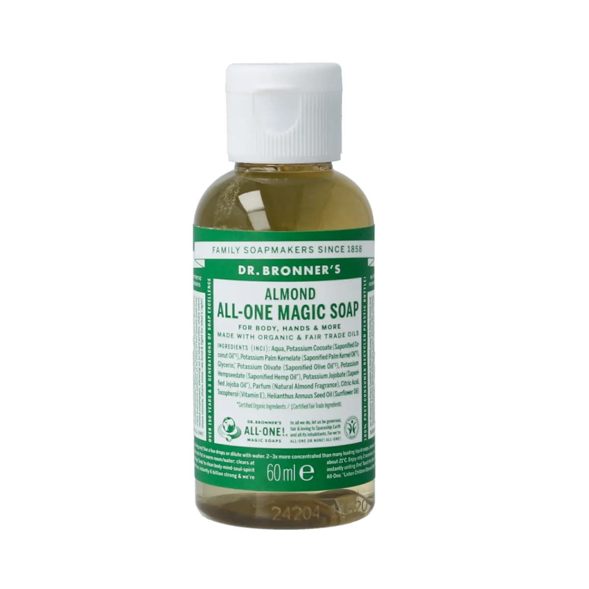 Dr Bronners Liquid soap amandel