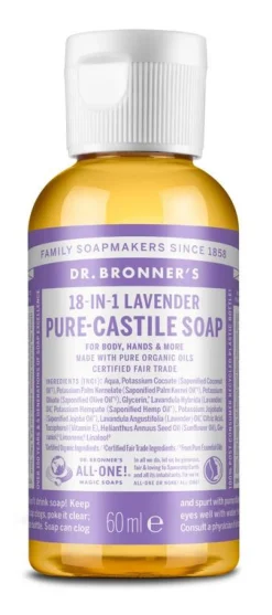 Clearance Dr Bronners Liquid soap lavendel