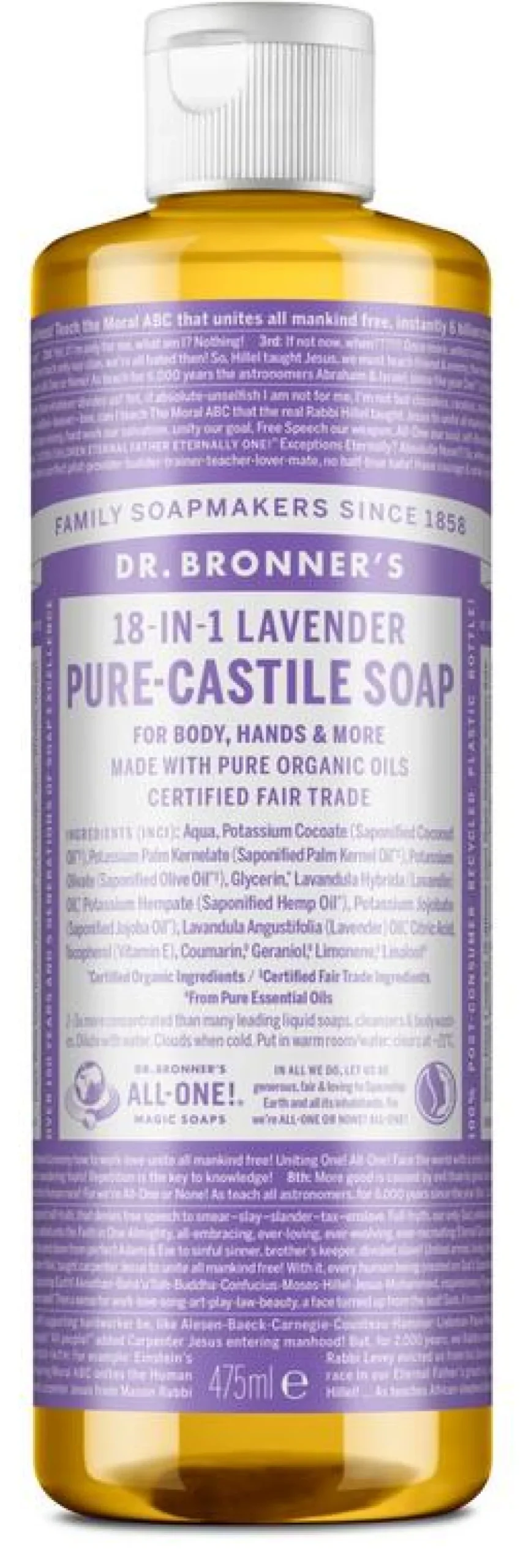 Dr Bronners Liquid soap lavendel
