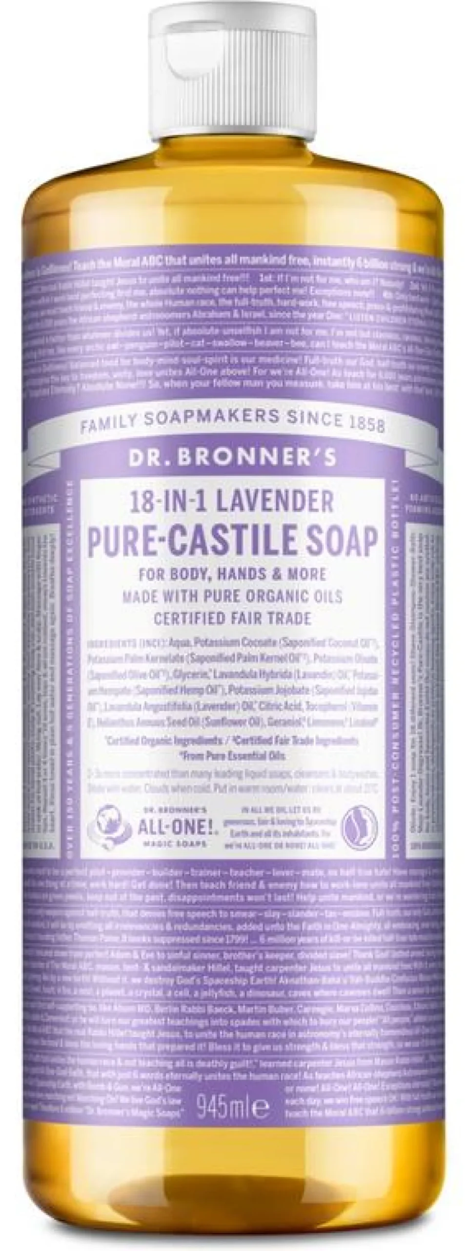 Dr Bronners Liquid soap lavendel