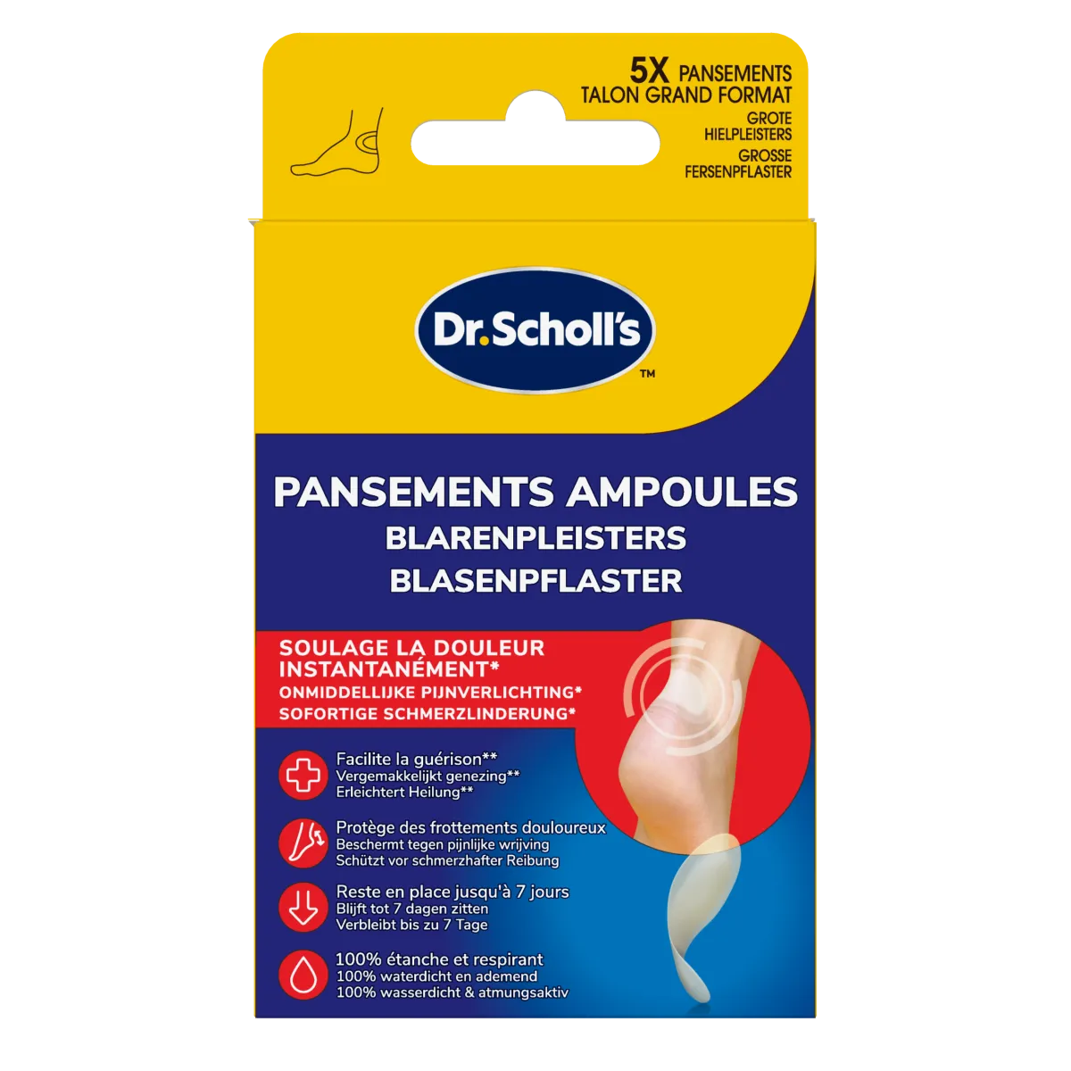 Online Dr. Scholl's Blarenpleister hiel large