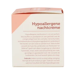 Dr. van der Hoog Nachtcreme hypo allergeen