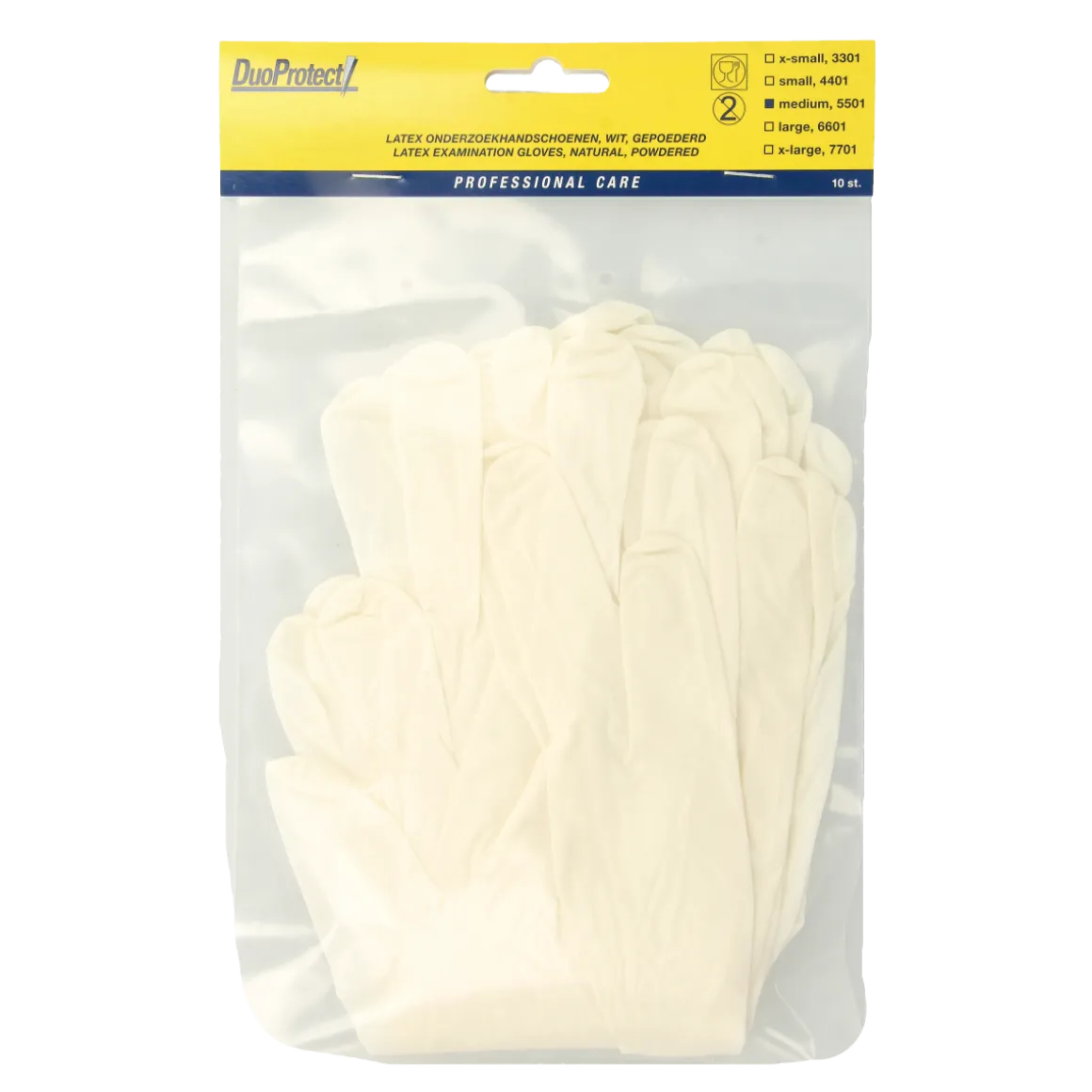 Discount Duoprotect Handschoen latex S