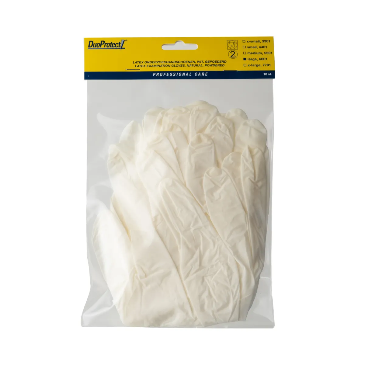 Best Duoprotect Handschoen latex large