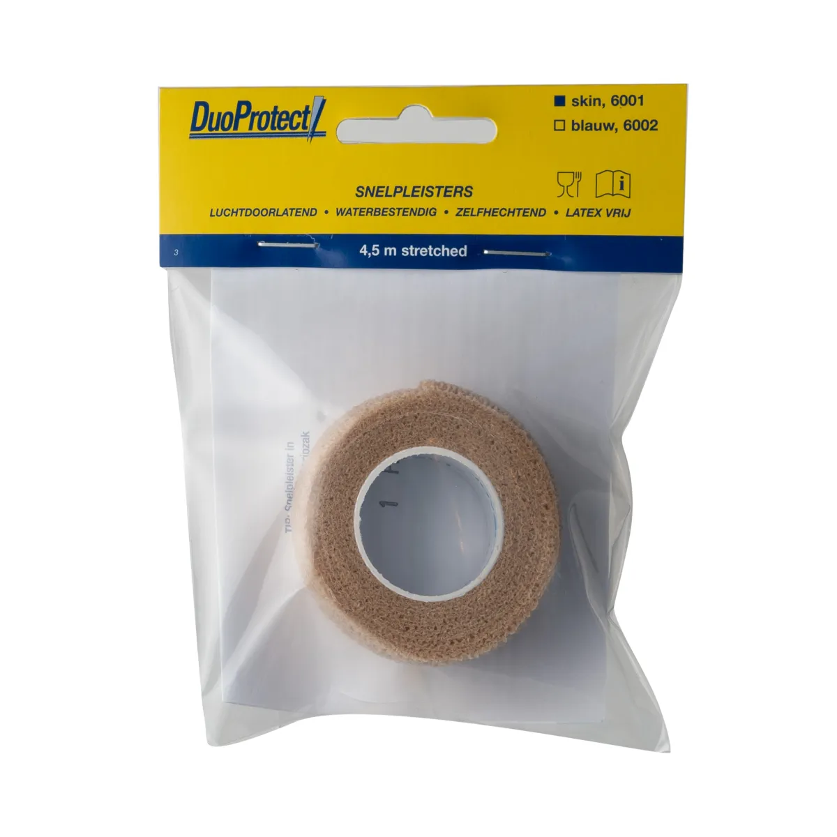 Outlet Duoprotect Snelpleisters huidskleur 4.5 meter