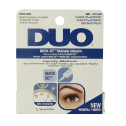 DUO Quickset striplash adhesive white/clear