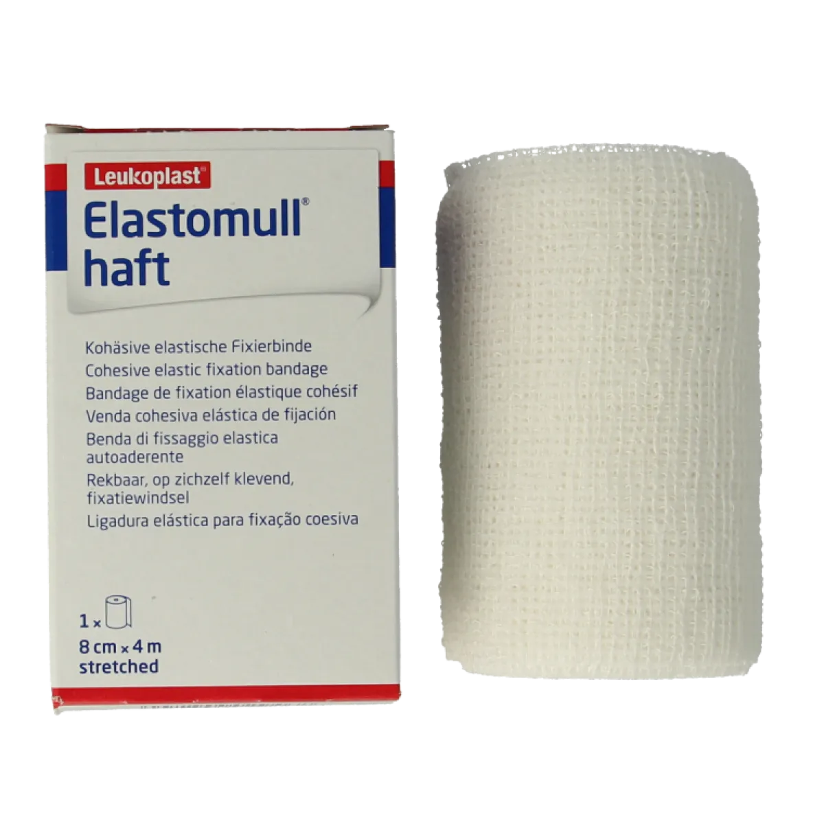 New Elastomull Fixatiewindsel haft 4m x 8cm 45472