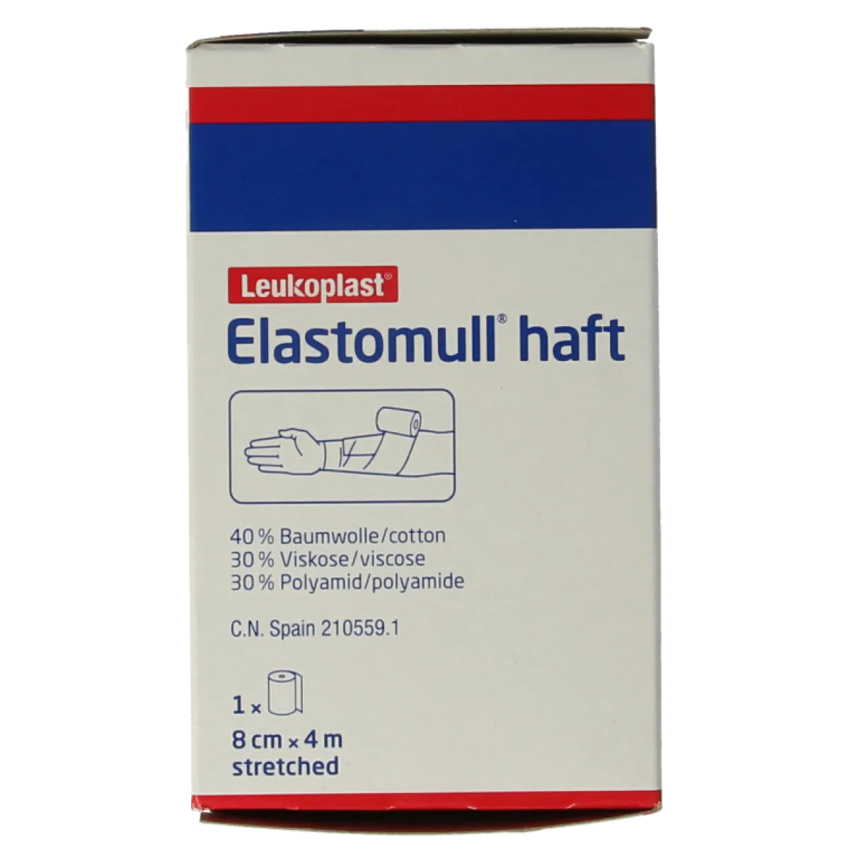 New Elastomull Fixatiewindsel haft 4m x 8cm 45472