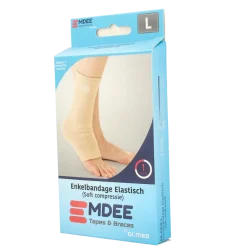 Emdee Elastic support enkel maat L huidskleur