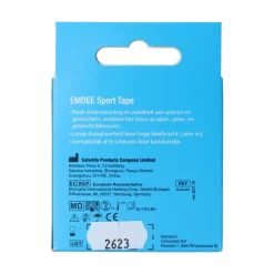 Emdee Sport tape 3.8cm x 10m huidkleur