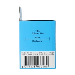 Emdee Sport tape 3.8cm x 10m huidkleur