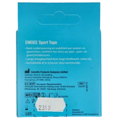 Hot Emdee Sport tape 3.8cm x 10m wit