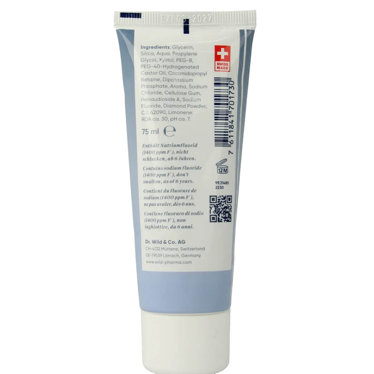 Outlet Emoform Tandpasta diamond whitening met fluoride