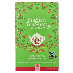 New English Tea Shop Green tea pomegranate bio