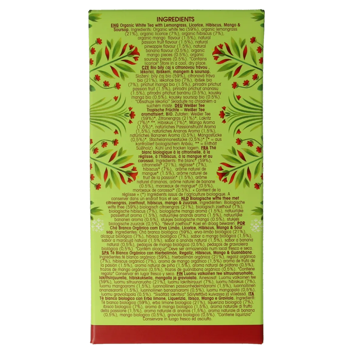 English Tea Shop White tea tropical fruits bio