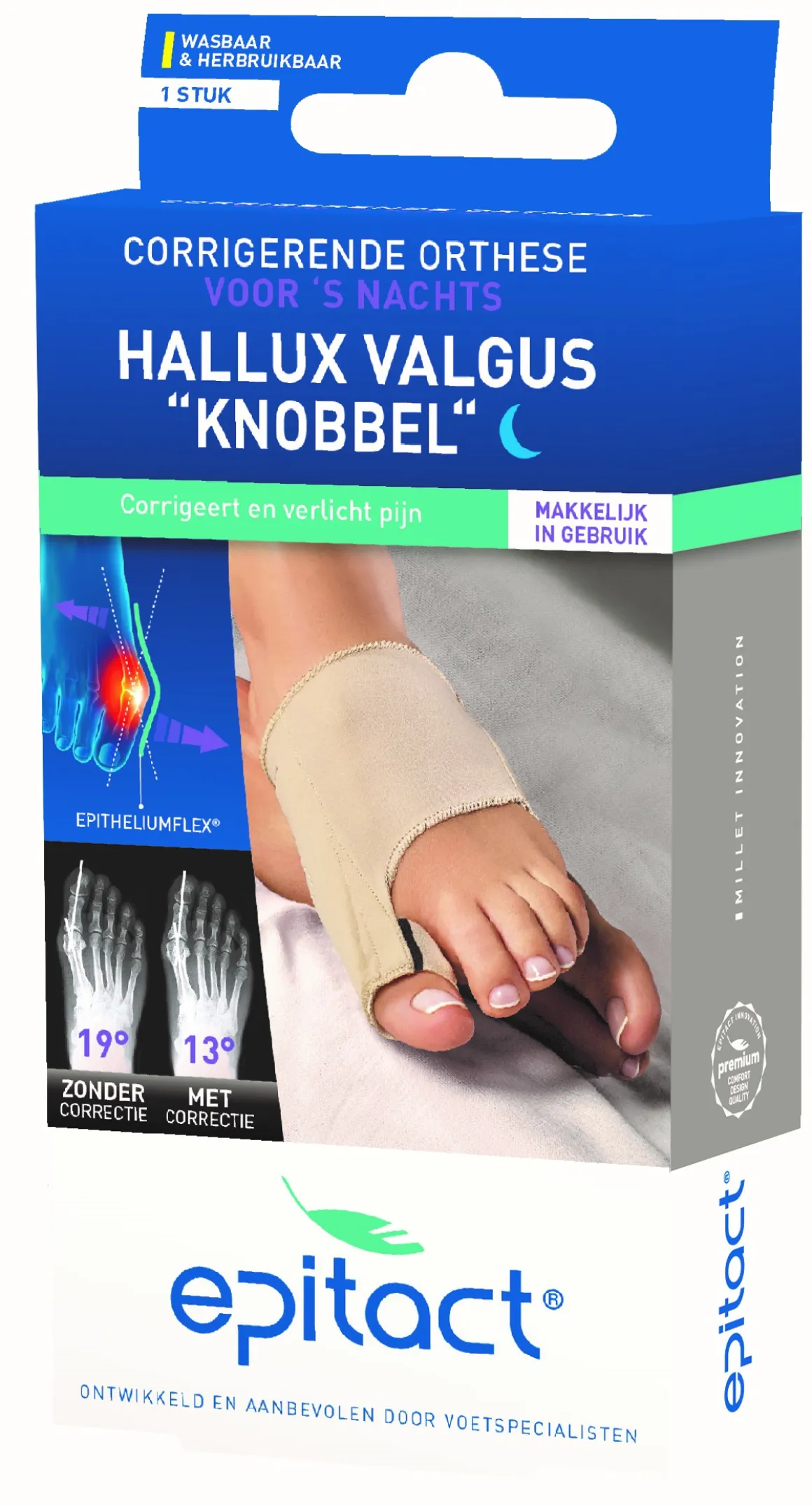 Epitact Hallux valgus nacht maat 42/45