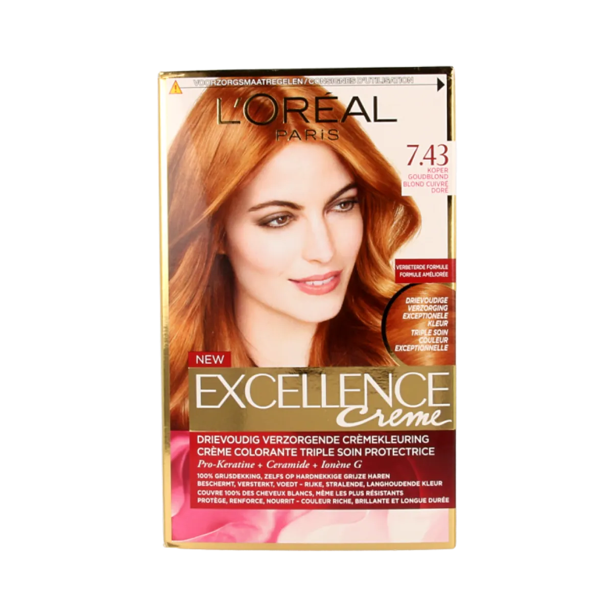 Online Excellence Excellence 7.43 koper goudblond