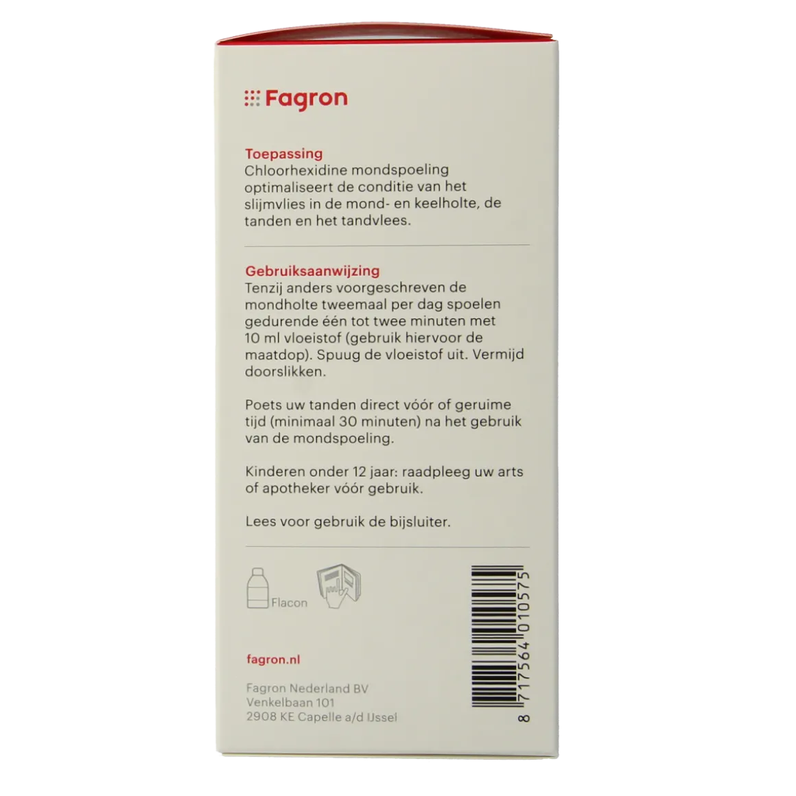 Fagron Chloorhexidine mondspoeling 0.2%