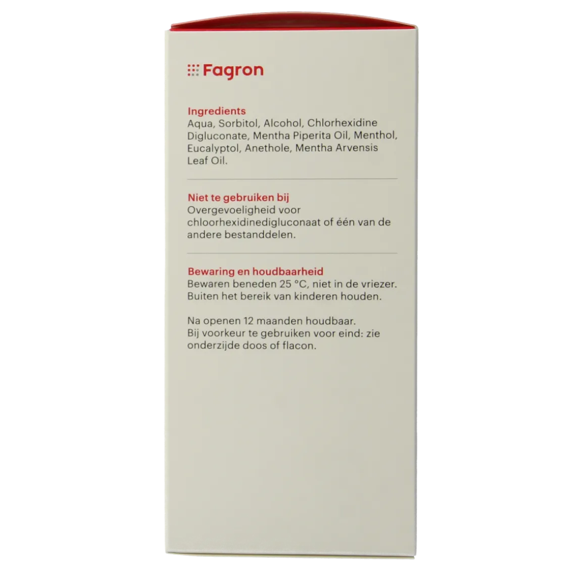Fagron Chloorhexidine mondspoeling 0.2%