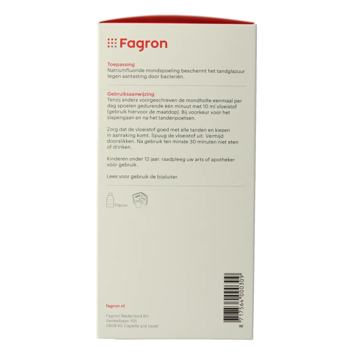 Fagron Natriumfluoride mondspoeling 0.05%