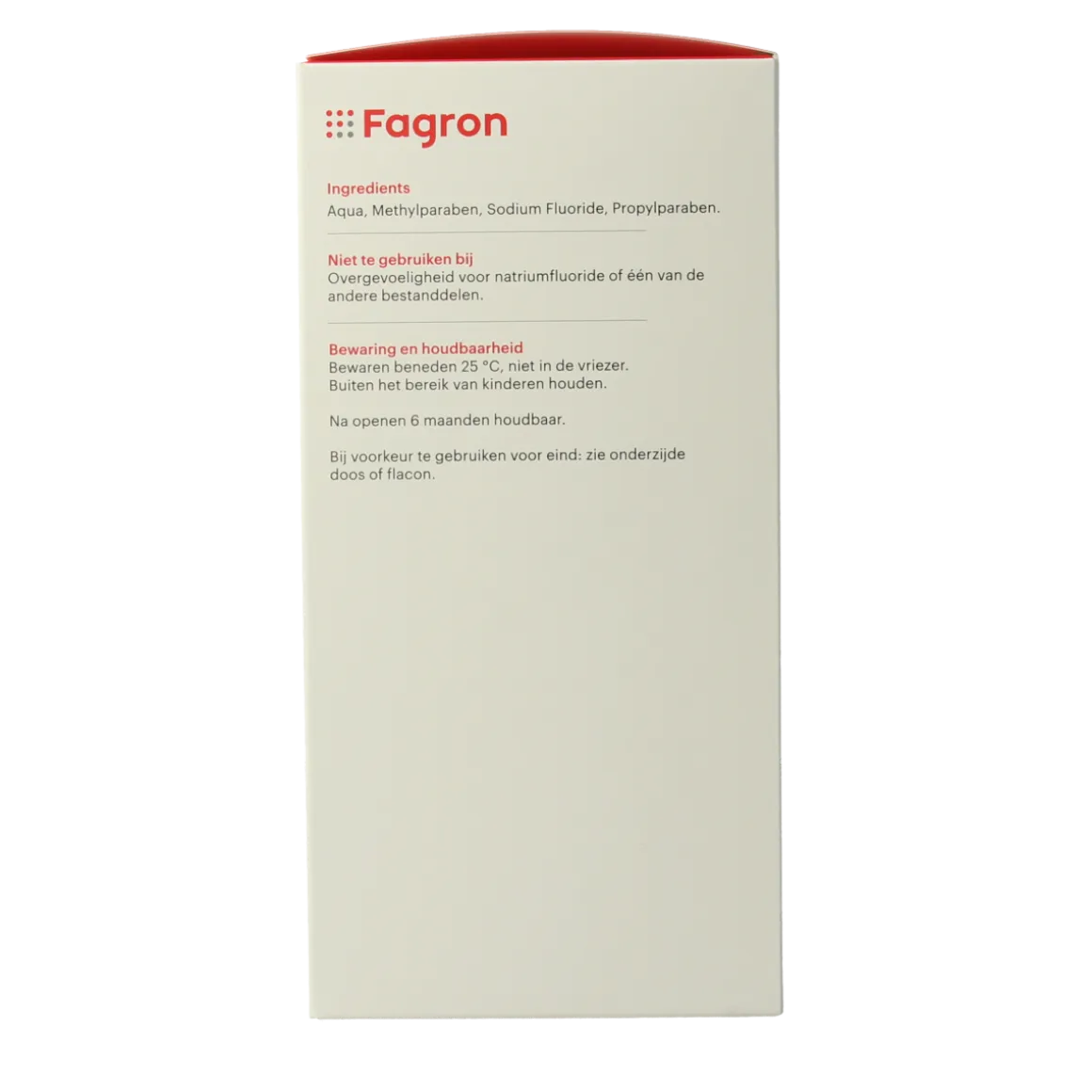 Fagron Natriumfluoride mondspoeling 0.05%
