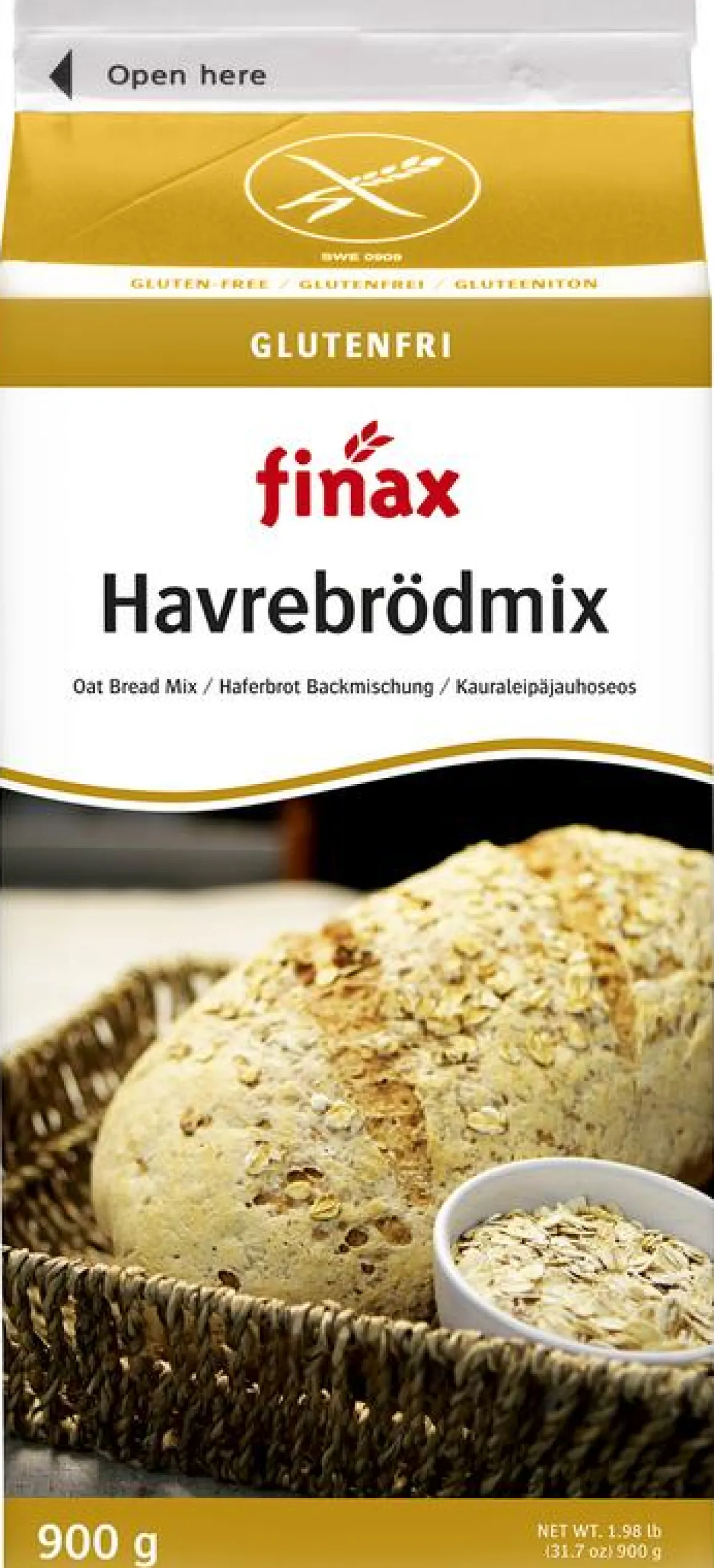 Finax Haverbroodmix glutenvrij