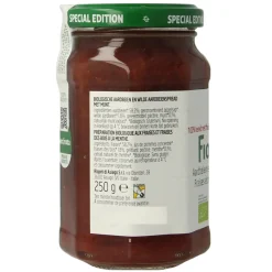 Hot Fiordifrutta Aardbeien en wilde aardbeien met munt jam bio