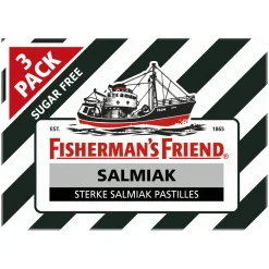 Best Fisherman's Friend Salmiak suikervrij 3-pack