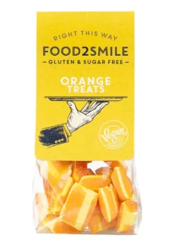 New Food2Smile Orange treats suikervrij glutenvrij lactosevrij