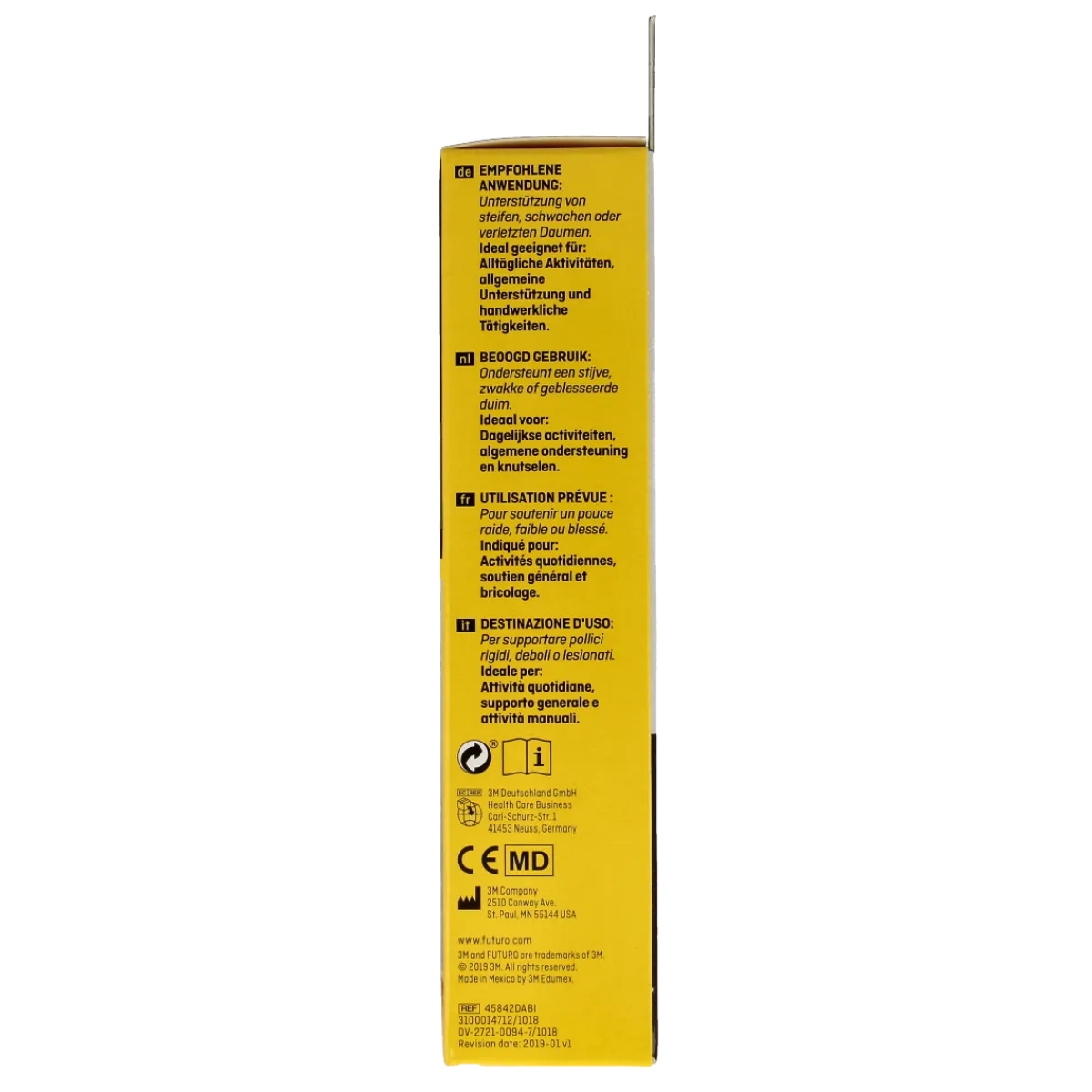 Sale Futuro Deluxe duimspalk maat L/XL