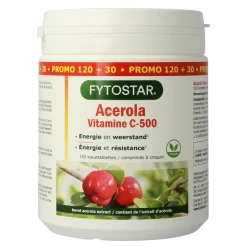 Fytostar Acerola vitamine C 500 kauwtablet