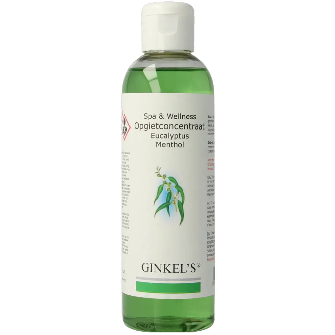 Ginkel's Sauna opgietconcentraat eucalyptus & menthol