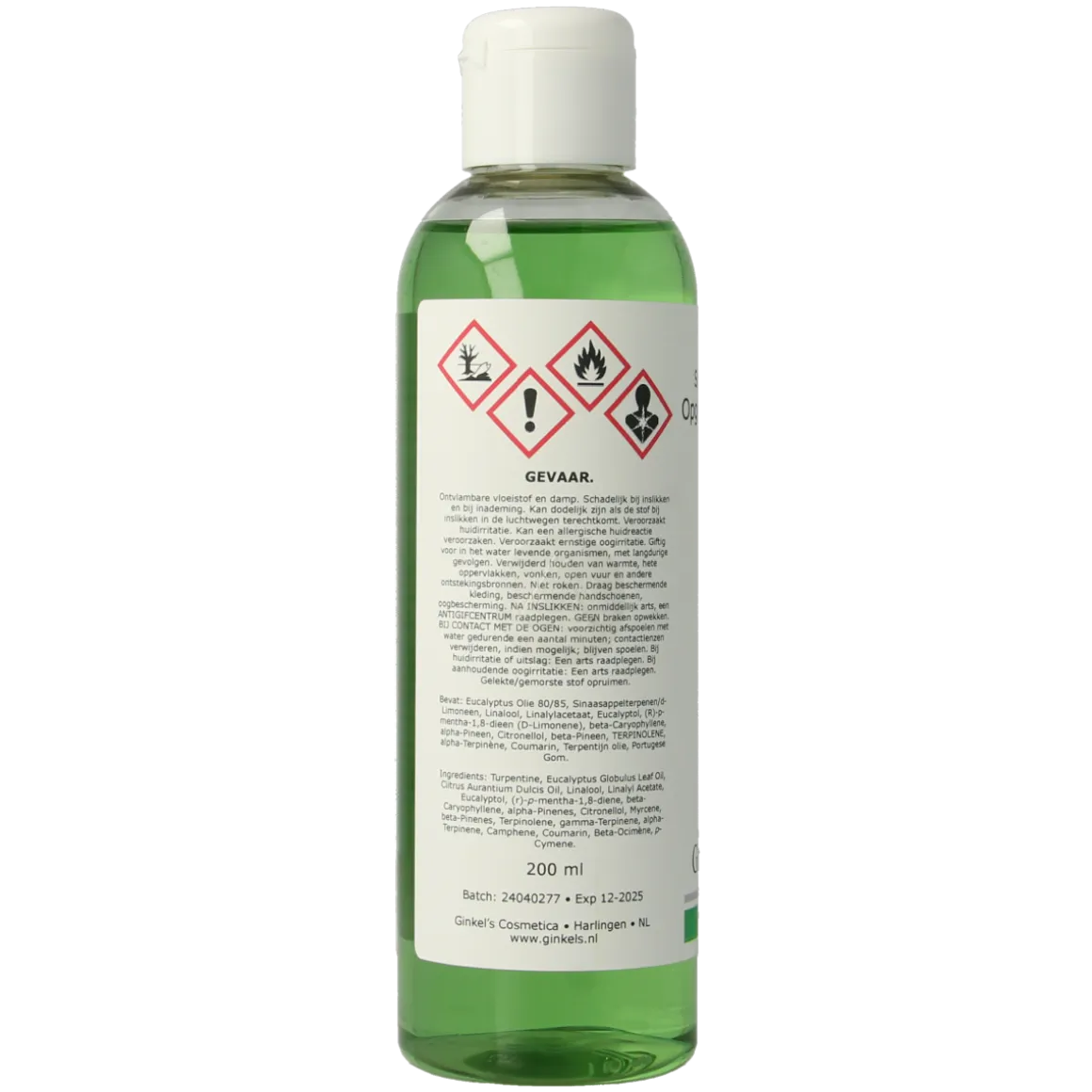 Ginkel's Sauna opgietconcentraat eucalyptus & menthol