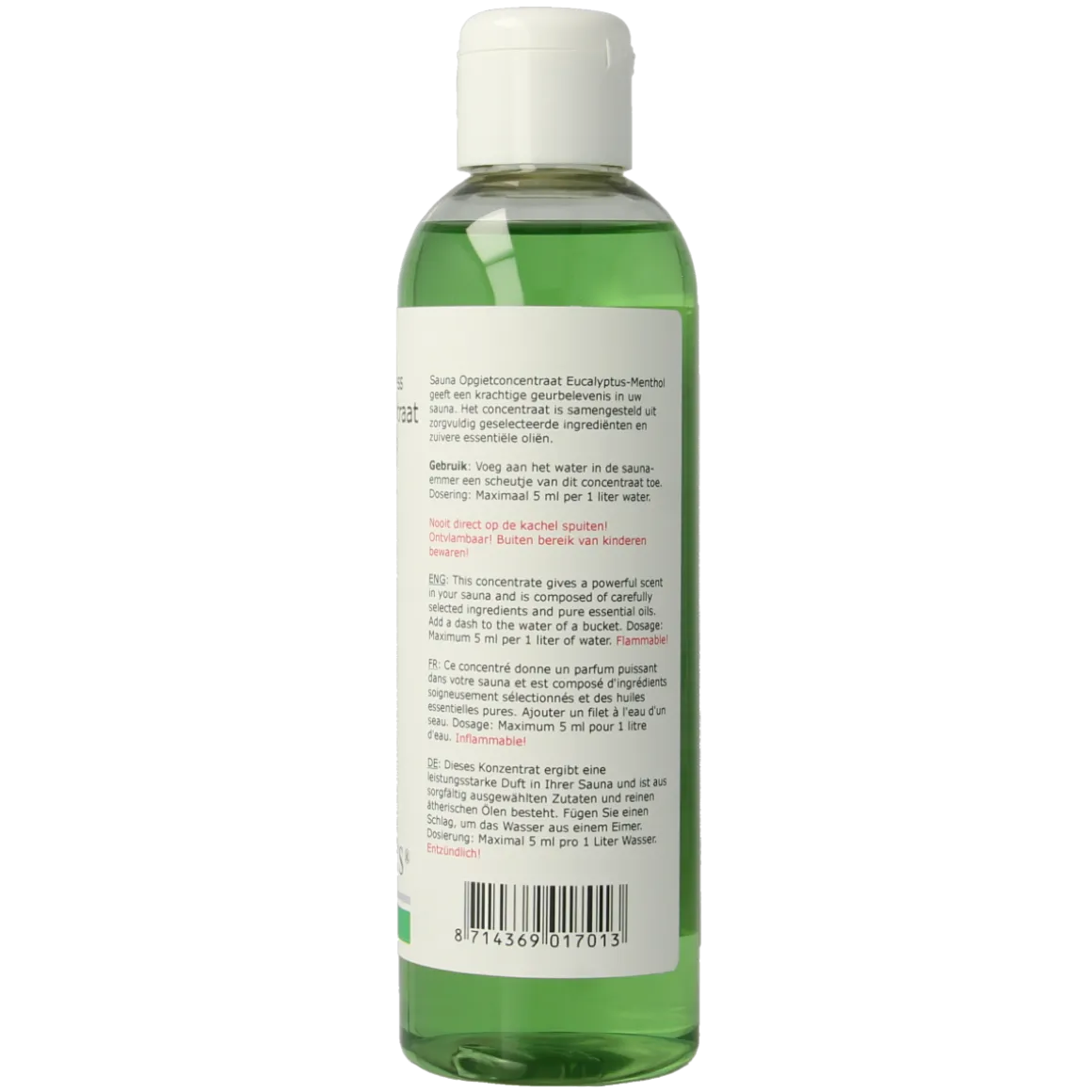 Ginkel's Sauna opgietconcentraat eucalyptus & menthol