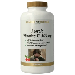 Golden Naturals Acerola vitamine C 500mg