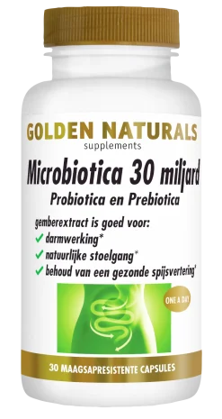 Hot Golden Naturals Microbiotica 30 miljard