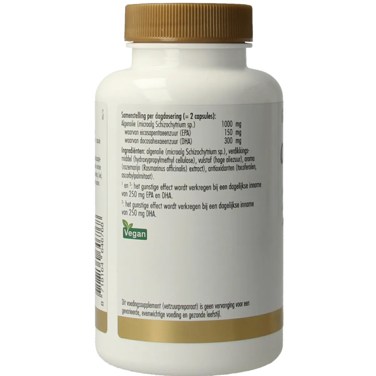 Outlet Golden Naturals Omega 3 algenolie liquid capsules