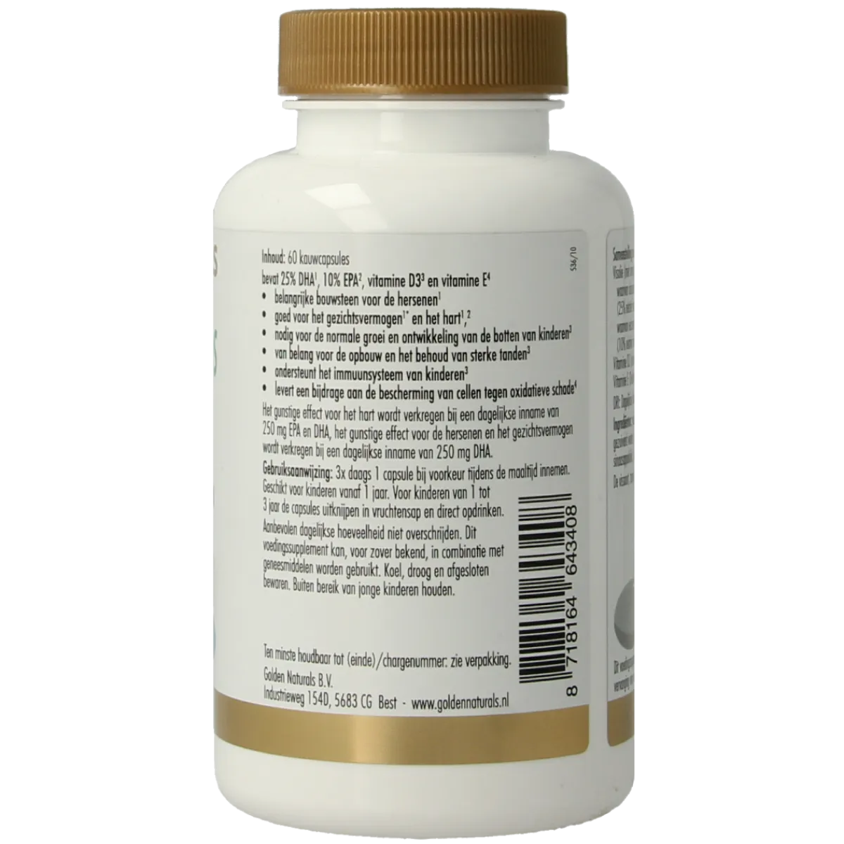Online Golden Naturals Omega 3 visolie kids