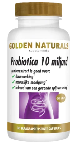 Golden Naturals Probiotica 10 miljard