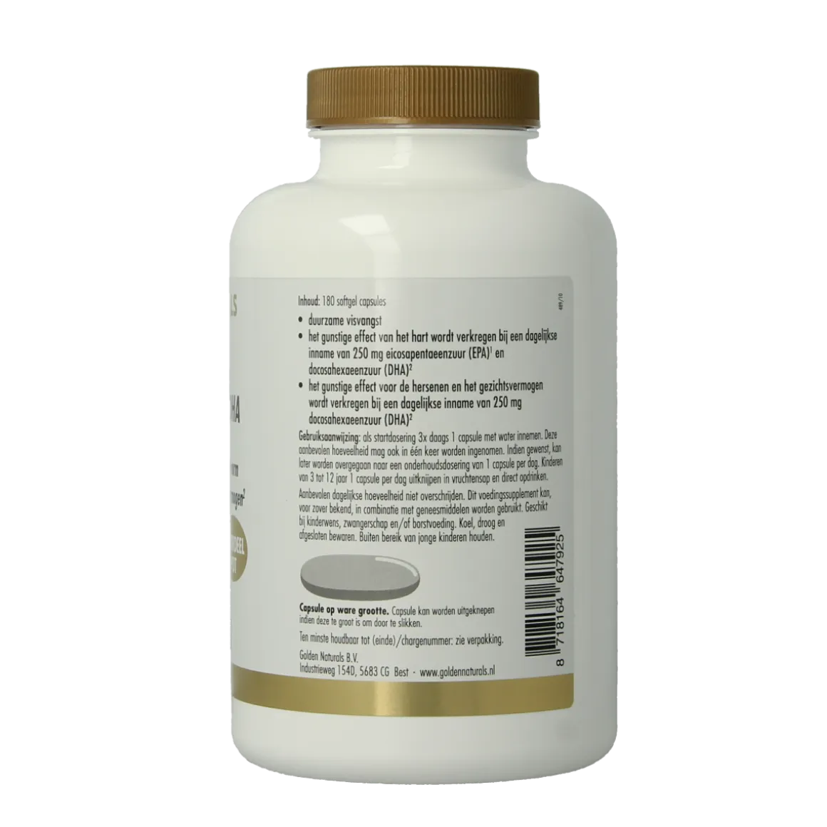 Golden Naturals Visolie 33% EPA 22% DHA